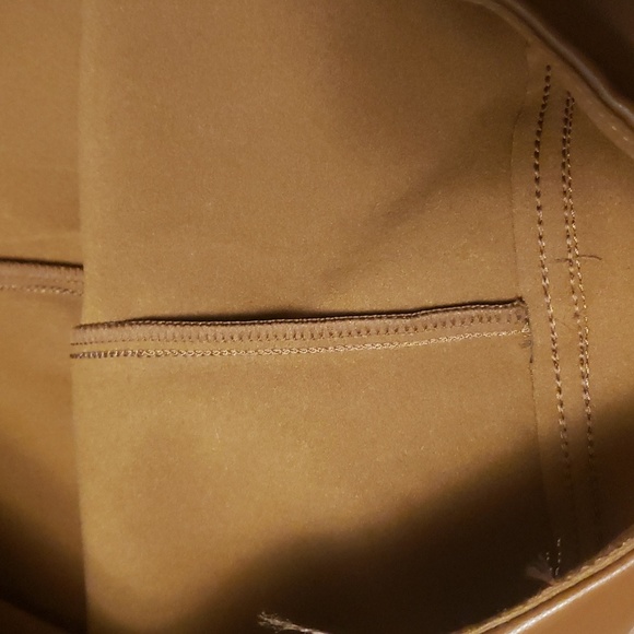 RW&CO Caramel Colored Pleather Leggings - Picture 5 of 7